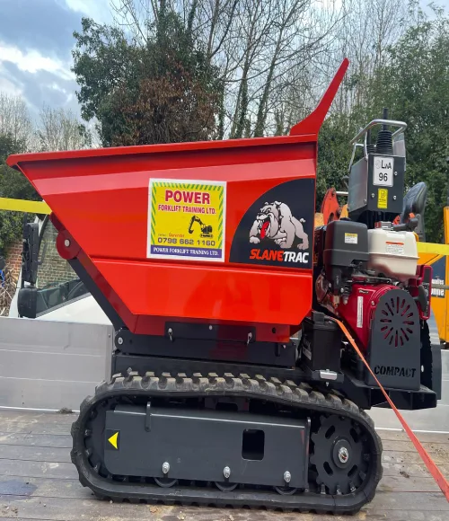 Dumper truck operator training in Southall for construction site work