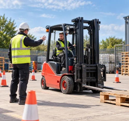 Hands-on industrial machinery training with guidance from qualified instructors